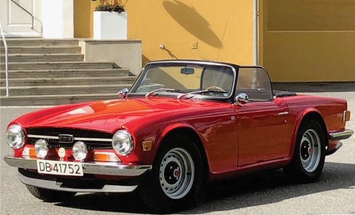 Brosjyre 2024 Triumph Tr6 1970
